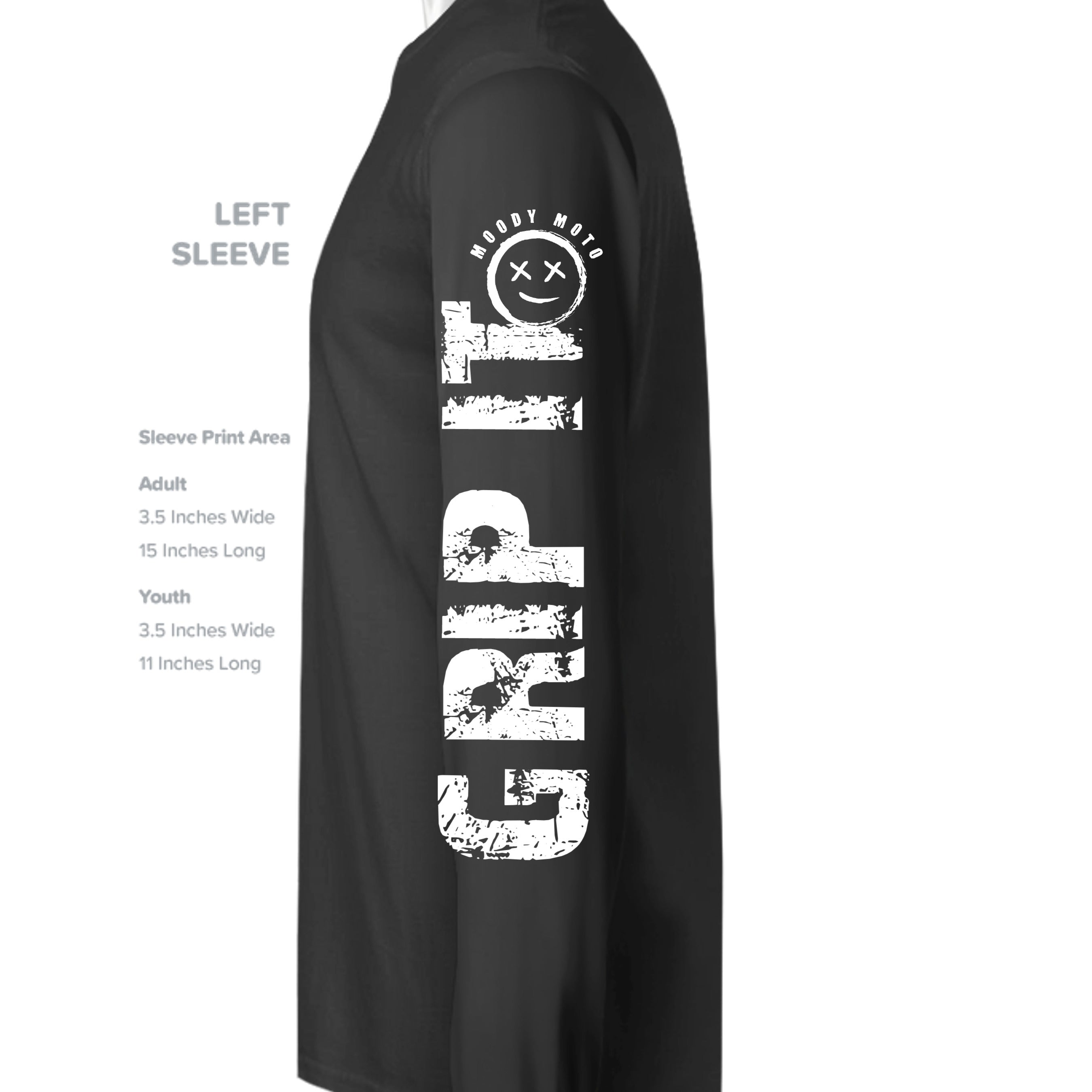 Black - YST420LS - SLEEVE_LEFT